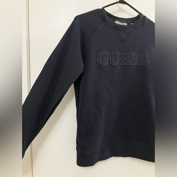 Guess Men’s Black Sweatshirt Size M - Picture 4 of 8